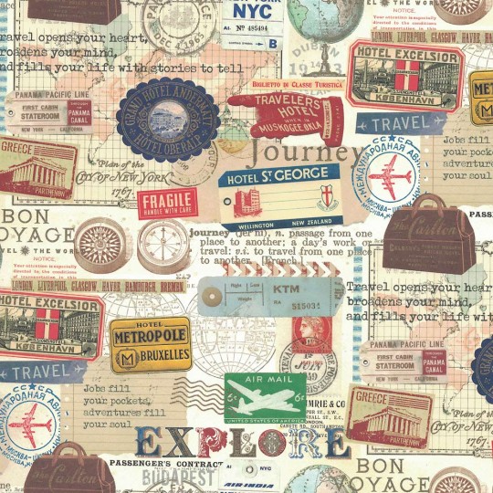 Travel Collage Italian Paper ~ Kartos Italy